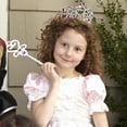 thumbnail image 3 of Melissa & Doug Princess Role Play Costume Set (3 pcs)- Pink Gown, Tiara, Wand, 3 of 10