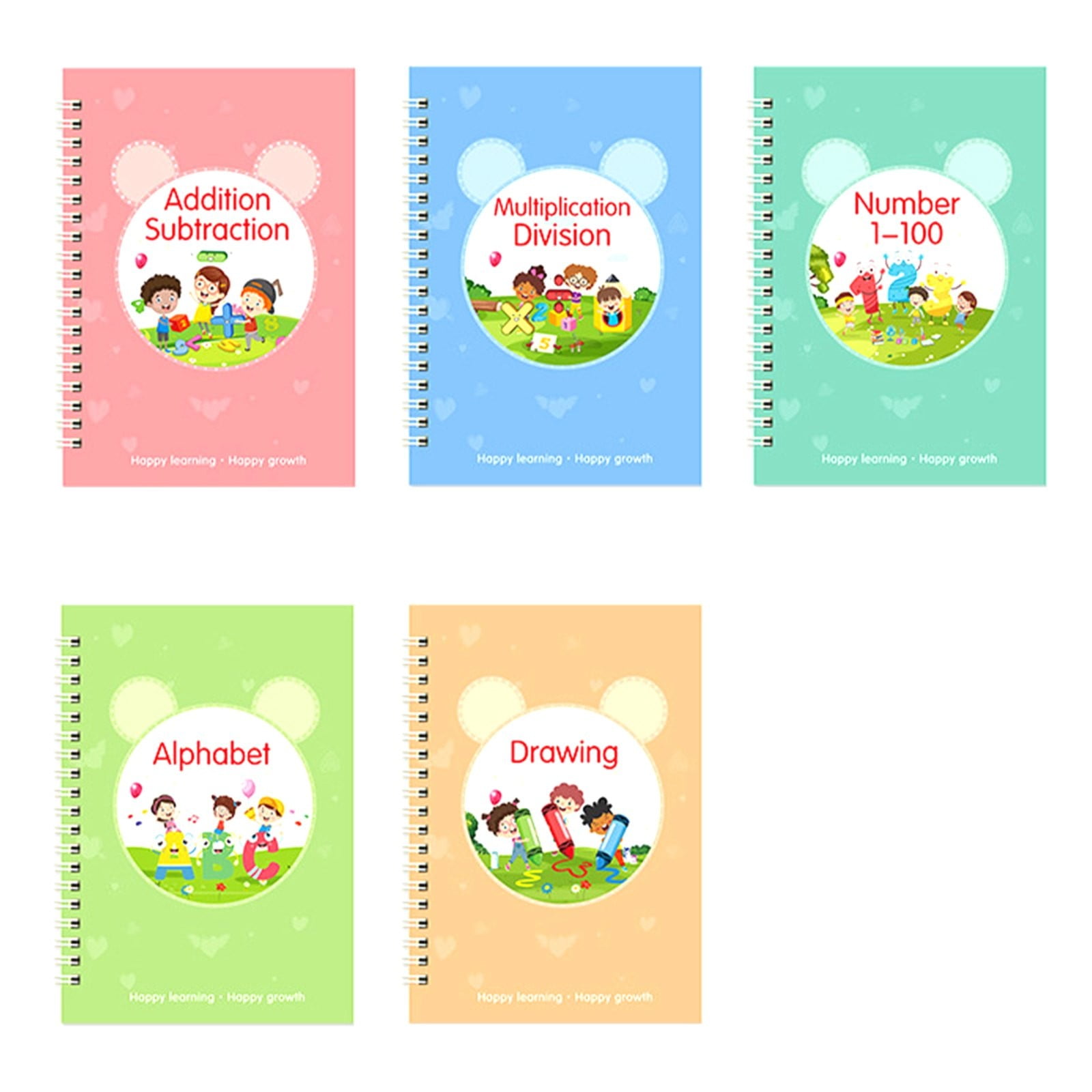 Clearance Notebook under $10,Reusable Grooved Handwriting Workbooks Copybook Writing Copy Books To Help Improve Their Handwriting Ink Age 3 8 ​Calligraphy For s 10ml