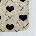 thumbnail image 4 of Bolso Mano Gran Capacidad Compras Tejer Con Patrón Corazón (D), 4 of 9