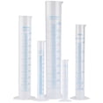 thumbnail image 1 of Shisuyan 5pcs Plastic Cylinders Professional Measuring Cylinders Test Scale Tubes, 1 of 8