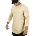 thumbnail image 6 of sageysalite Long Sleeve Tops for Men Casual Base Layer Crew Neck Pullover Basic Solid Color Lightweight Breathable Athletic Tops, 6 of 8