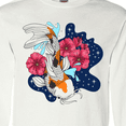 thumbnail image 4 of Inktastic Japanese Koi Fish Pond with Stars Long Sleeve T-Shirt, 4 of 5