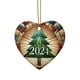 thumbnail image 2 of Árbol de Navidad de acrílico plano para colgar en la ventana, decoración de pared acrílica, decoración para balcones, decoración festiva, arte de ventana de temporada, decoración colgante,, 2 of 9