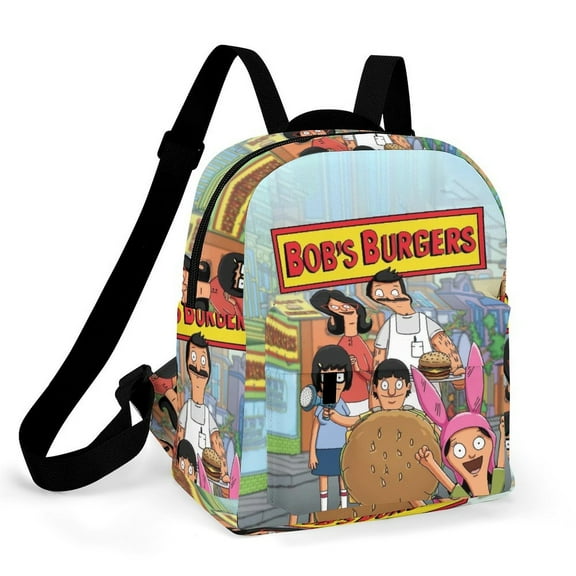 Bob's Bur-Ger Mini Backpack Women Cute Small Backpack Purse Casual Travel Bag