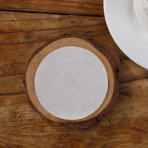 Nvzi 200 filtros de papel desechables redondos de 4,6 cm para cafeteras, color blanco