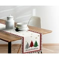 thumbnail image 7 of ChristmasTable Runner 72 Inches Long Black and White Plaid Table Runner with Christmas Tree Winter Holiday Farmhouse Kitchen Dining Table Runner Decoration for Indoor Outdoor Home Party, 7 of 7
