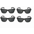thumbnail image 5 of CIRCLE- 6 Mens Solid Black Sunglasses Unisex Glasses Wayfare Style Retro Black Sunglass, 5 of 6