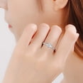 thumbnail image 3 of Minnieouse Anillo de apertura para mujer, joyería de mano abierta decorativa brillante de cobre, decoración de vestido exquisita para fiesta de boda, Ropa, zapatos y accesorios Miscelánea Minnieouse AP017203-01, 3 of 6