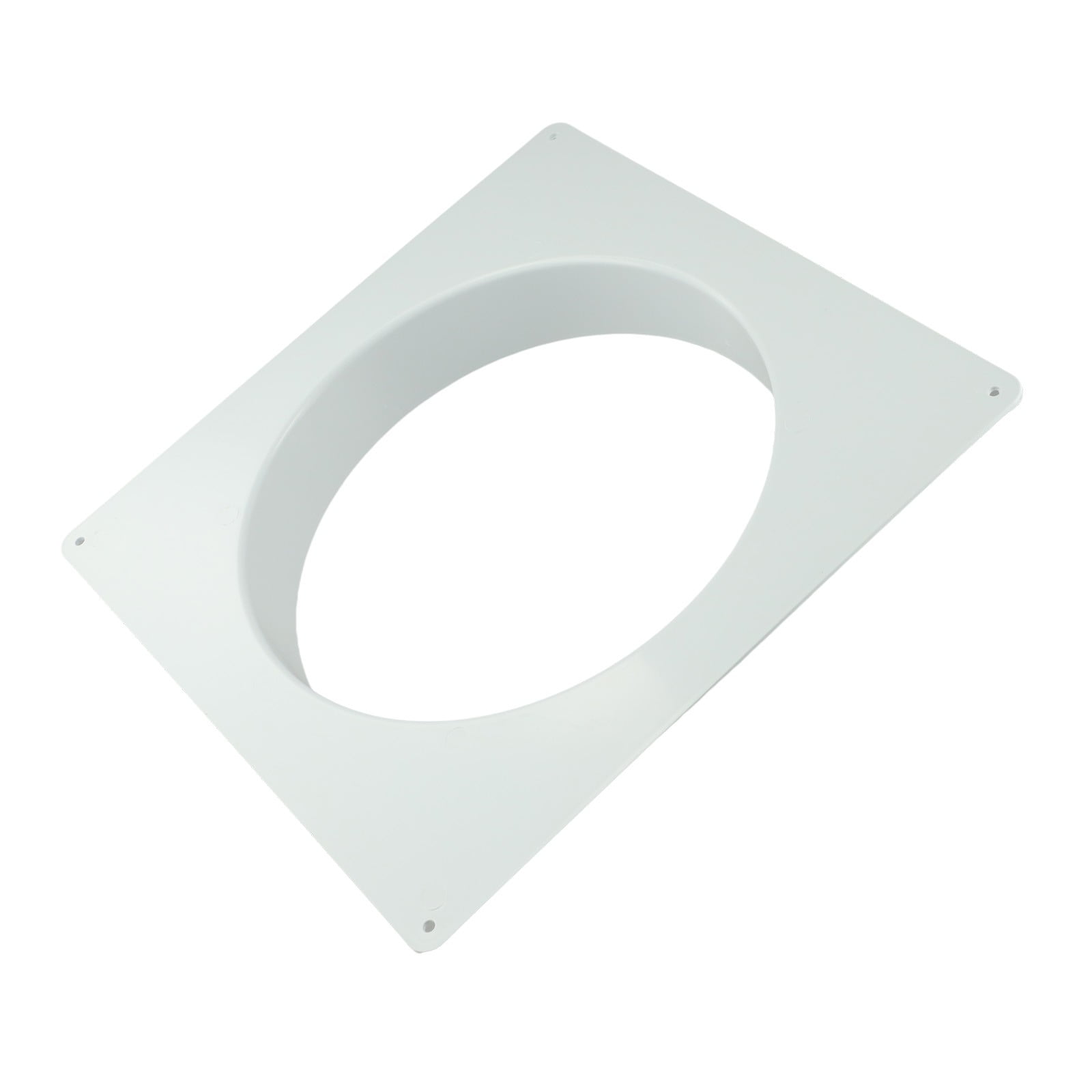 AFQH Plastic Air Duct Connector Flange Panel Dryer Vent Wall Plate Duct Connector Straight Ventilation Pipe Ducting Tools for Cooling Heating Ventilation System