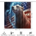 thumbnail image 2 of Animal Guardian America 4 Piece Shower Curtain Sets, with Non-Slip Rugs, Toilet Lid Cover And Bath Mat, for Bathroom Decor Set, 2 of 8