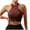 Coffee, variant on Women's Front Side Buckle Lace Edge Without Steel Ring Movement Seamless Gathering Adjustment Yoga Sleep Large Bra Super Push up Bra Bras for Women Padded Womens Bras Underwire Full Coverage