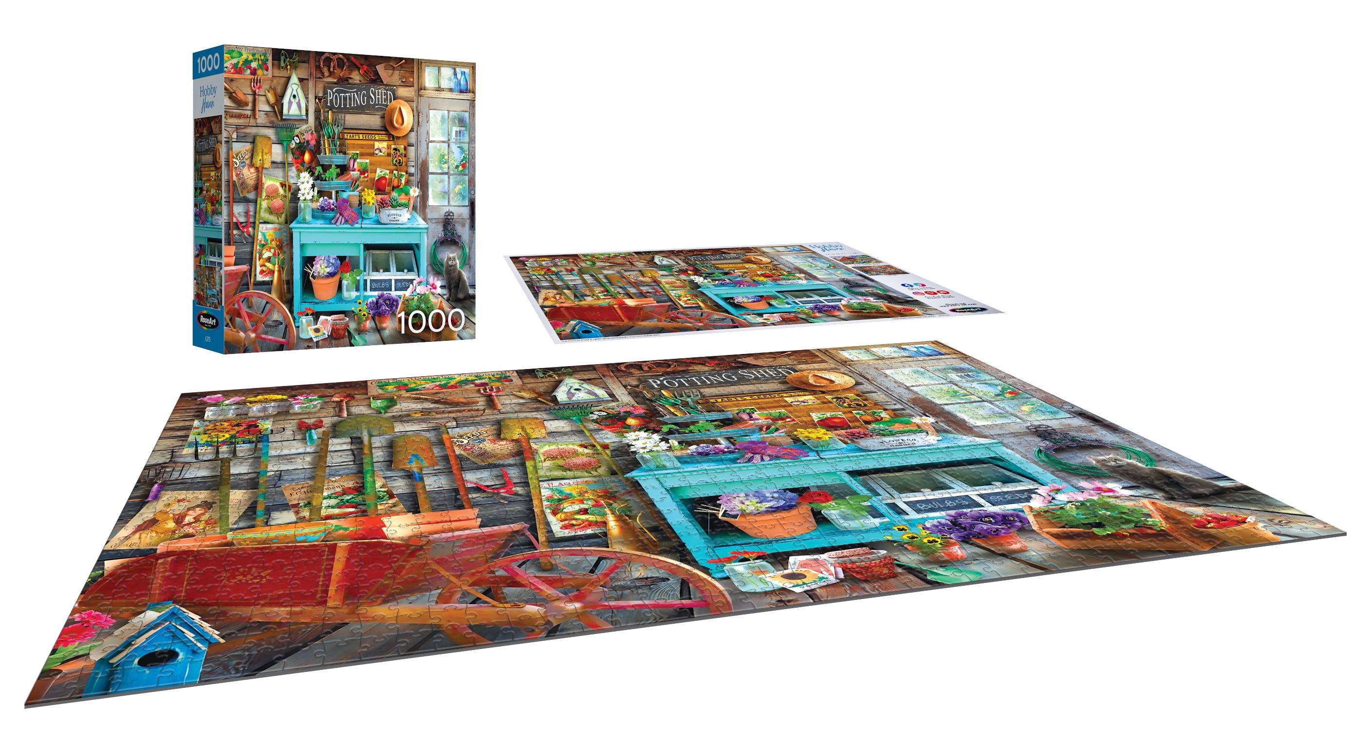RoseArt Hobby Haven The Potting Shed - 1000 Piece Jigsaw Puzzle