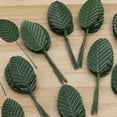 thumbnail image 3 of Masteelf Artificial Plant Decorative Leaves for Home Party Decoration Realistic Fake Leaves 200Pcs Dark Green, 3 of 8