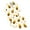 0-White562, variant on WOYY Toddler Girls Outfit Sets Cartoon Bee Print Short Sleeve Top Shorts Sleepwear Pj, Sizes 2-3T
