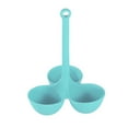 thumbnail image 2 of Support à Œufs Durs en Silicone - 3 Compartiments, Résistant à la Chaleur (230°C), Poignée Anti-Brûlure, Réutilisable pour la Préparation du Petit-Déjeuner, 2 of 5