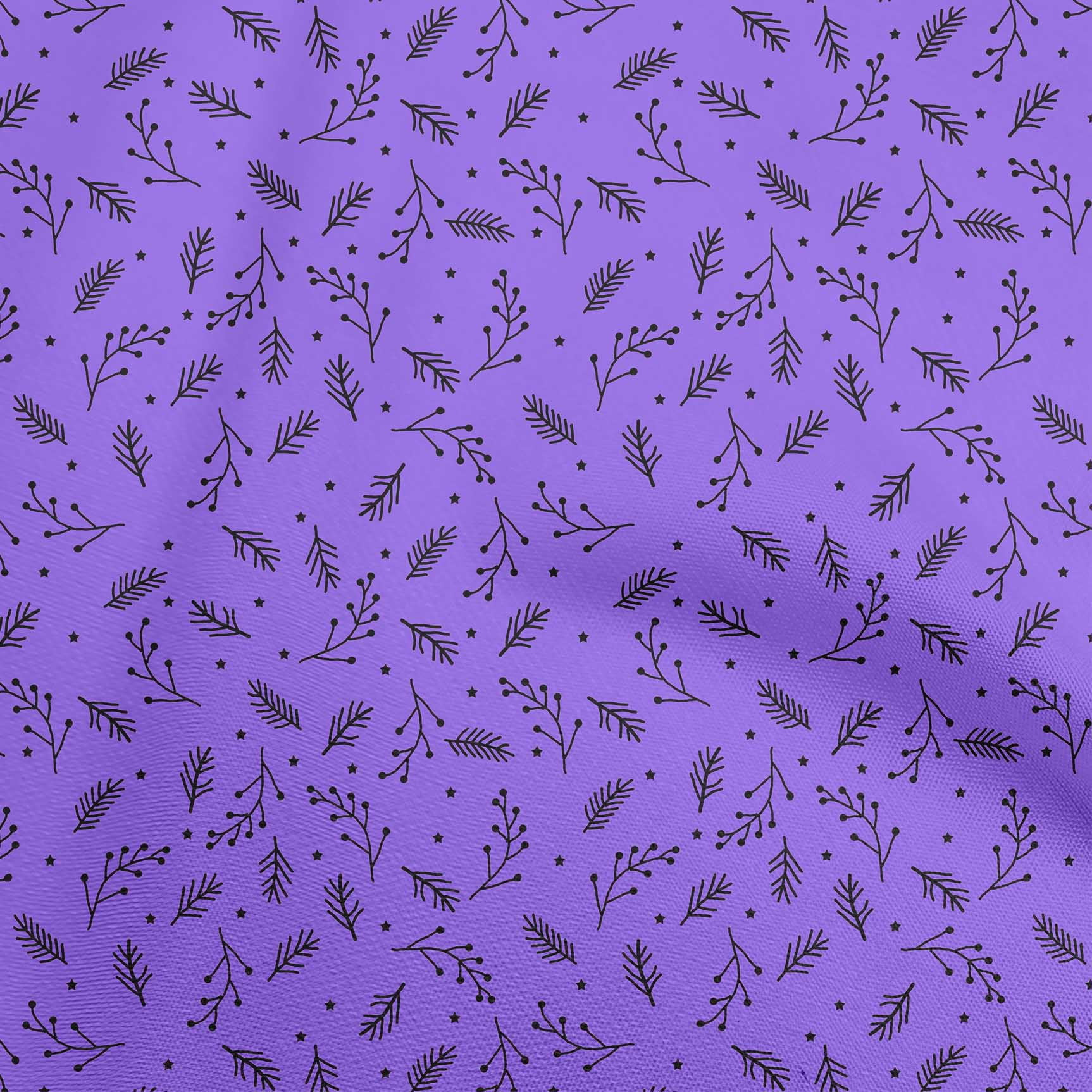 oneOone Cotton Cambric Forest Green Fabric Christmas Fabric For Sewing Printed Craft Fabric By The Yard 56 Inch Wide