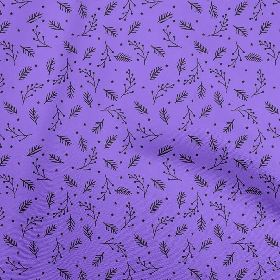 oneOone Cotton Silk Forest Green Fabric Christmas Fabric For Sewing Printed Craft Fabric By The Yard 42 Inch Wide