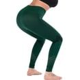 thumbnail image 5 of Women's High Waisted Seamless Leggings Workout Gym Tight Yoga Pants Hollowt Out Design Black/Green/Grey, 5 of 7