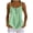 Green, variant on Qiopertar Womens Tank Tops Button Down Spaghetti Strap Square Neck Sleeveless Casual Loose Summer Tops, Black M