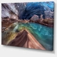 thumbnail image 2 of Colorful Glacier Cave - Extra Large Landscape Canvas Art Print, 2 of 4