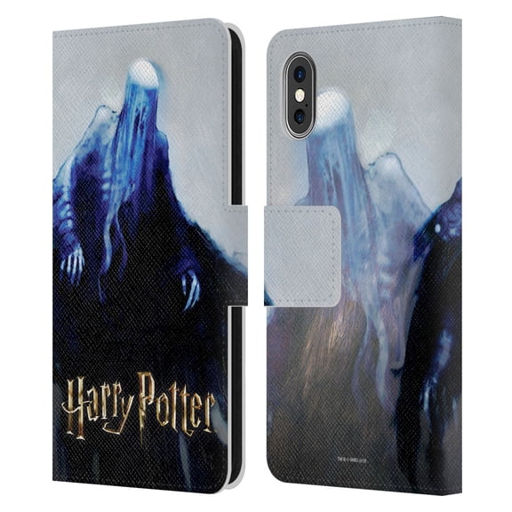 Head Case Designs Officially Licensed Harry Potter Prisoner Of Azkaban II Dementor Leather Book Wallet Case Cover Compatible with Apple iPhone X / iPhone XS