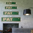 thumbnail image 2 of PAT Vintage Aluminum Street Sign Childrens Name Room Metal Sign rustic metal tin | Indoor/Outdoor |  24" Wide, 2 of 4