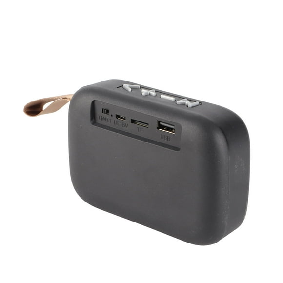 Altavoz Bt Pequeño, Subwoofer Bt 4.2, Tarjeta de Memoria, Batería de 400 Mah, Altavoz Portátil Con Soporte de Disco U para eventos Al Aire Libre, Viajes