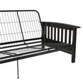 Better Homes & Gardens Neo Mission Wood Arm Futon, Espresso with 6inch