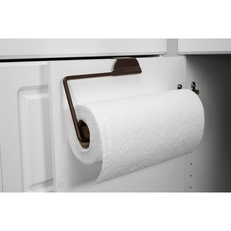 Paper towel hold/ wall or under cabinet wood golden oak