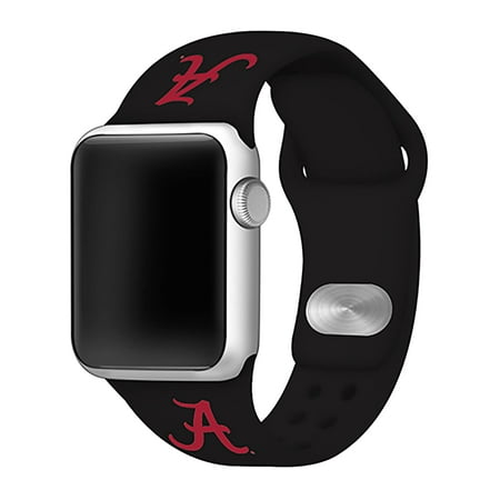 Alabama Crimson Tide 42-44mm Apple Watch Logo Silicone Sport Band