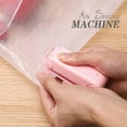 thumbnail image 5 of Generic Mini Portable Heat Sealer - Snack Bag Sealer, Travel Picnic Essentials Resealer, Easy to Use Kitchen Gadget, Handheld Heat Vacuum Sealer, for Plastic Bags Food Storage Snacks Freshness, 5 of 6