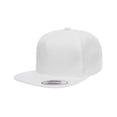 thumbnail image 1 of Yupoong Adult 5-Panel Cotton Twill Snapback Cap, 1 of 2