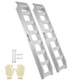 thumbnail image 1 of VEVOR Aluminum Ramps, Rated Load 6800 lbs, Max Load 8810 lbs, Heavy-duty Ramps with Top Hook Attaching End Universal, 1 of 9