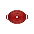 thumbnail image 4 of STAUB La Cocotte 3.25 L Cast Iron Oval Cocotte, Cherry, 4 of 5