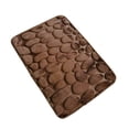 thumbnail image 2 of Alfombrilla de de Espuma Viscoelástica, Lavable a , de Absorción Rápida, Adoquines en Relieve, Alfombrilla de Anti-alfombrilla de Bañ Café Macarena Alfombra de baño, 2 of 7