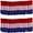 Patriotic Garters, variant on PMU Patriotic Silver Award Medals 2in, Red White & Blue American Flag Design, 4th of July Decorations, Party Costume Accessory for Holidays, Veterans, Election & Independence Day, (1/Pkg) Pkg/1
