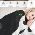 thumbnail image 3 of JRXY Black Cats Blanket Throw Super Soft and Cozy Blankets for Home Decoration, Couch, Bed, Sofa  Extra Small for Pets for All Seasons White, 3 of 6