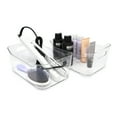 thumbnail image 3 of Isaac Jacobs 2-Pack Small Clear Storage Bins with Handles, BPA-Free/Food Safe, 3 of 6