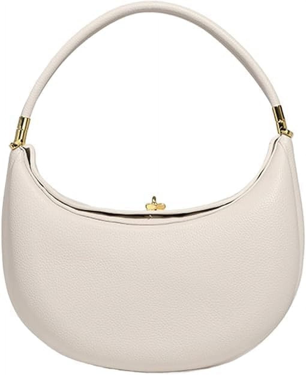 PU Leather Crescent Bag Crossbody Purses for Women Luna Bag 4 In 1 Cute Shoulder Bag Half Moon Bag Hobo Clutch Purse