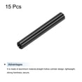 thumbnail image 3 of Unique Bargains Entretoise de Colonne de Standoff en Aluminium Rond, Standoffs Entretoises Rondes M3x35mm, pour Avion RC, CNC, Noir, Pack de 15, 3 of 5