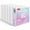 White-1.5inch-6pcs, variant on Comix 1 inch 3 Ring Binder with Pockets, Strong D Ring, Fits Letter Size, Holds 225 Sheets, School Office Supplies,12-Pack White