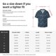 thumbnail image 5 of Fotbe Winter Blue Forest Deer Camisa Estampada de Manga Corta para Hombre, Casual de Verano, Estilo Playero, Sin Arrugas-Large, 5 of 5