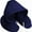 Blue, variant on Travel Pillow Microbead Hooded U-Shaped Pillow, Japanese Multi-Functional Neck Pillow, Airplane Nap Hooded Neck Support Pillow