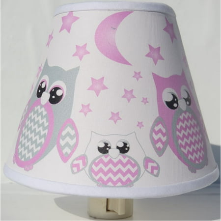 Pink Owl Night Lights Nursery Decor With Staroons Pink Owl Night Lights Nursery Decor With Staroons