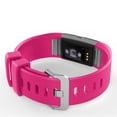 thumbnail image 4 of FIEWESEY Bands Compatible with Fitbit Charge 2, Adjustable Soft Silicone Replacement Sport Strap Wristbands Fit for Fitbit Charge 2 Fitness Tracker(Rose Pink), 4 of 5