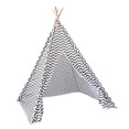 thumbnail image 4 of tipi para niños Baoblaze Casa para niños con trípode 110x110x140 cm Raya, 4 of 8