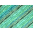 thumbnail image 1 of Ahgly Company Machine Washable Indoor Rectangle Southwestern Turquoise Blue Country Area Rugs, 4' x 6', 1 of 4