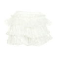 thumbnail image 5 of yuksok Layered Underskirt Shorts Petticoat Accessories Lightweight with Lace Edging White, 5 of 9