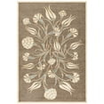 thumbnail image 2 of SAFAVIEH Martha Stewart Floral Arabesque Floral Area Rug, Brown, 5'3" x 7'6", 2 of 6