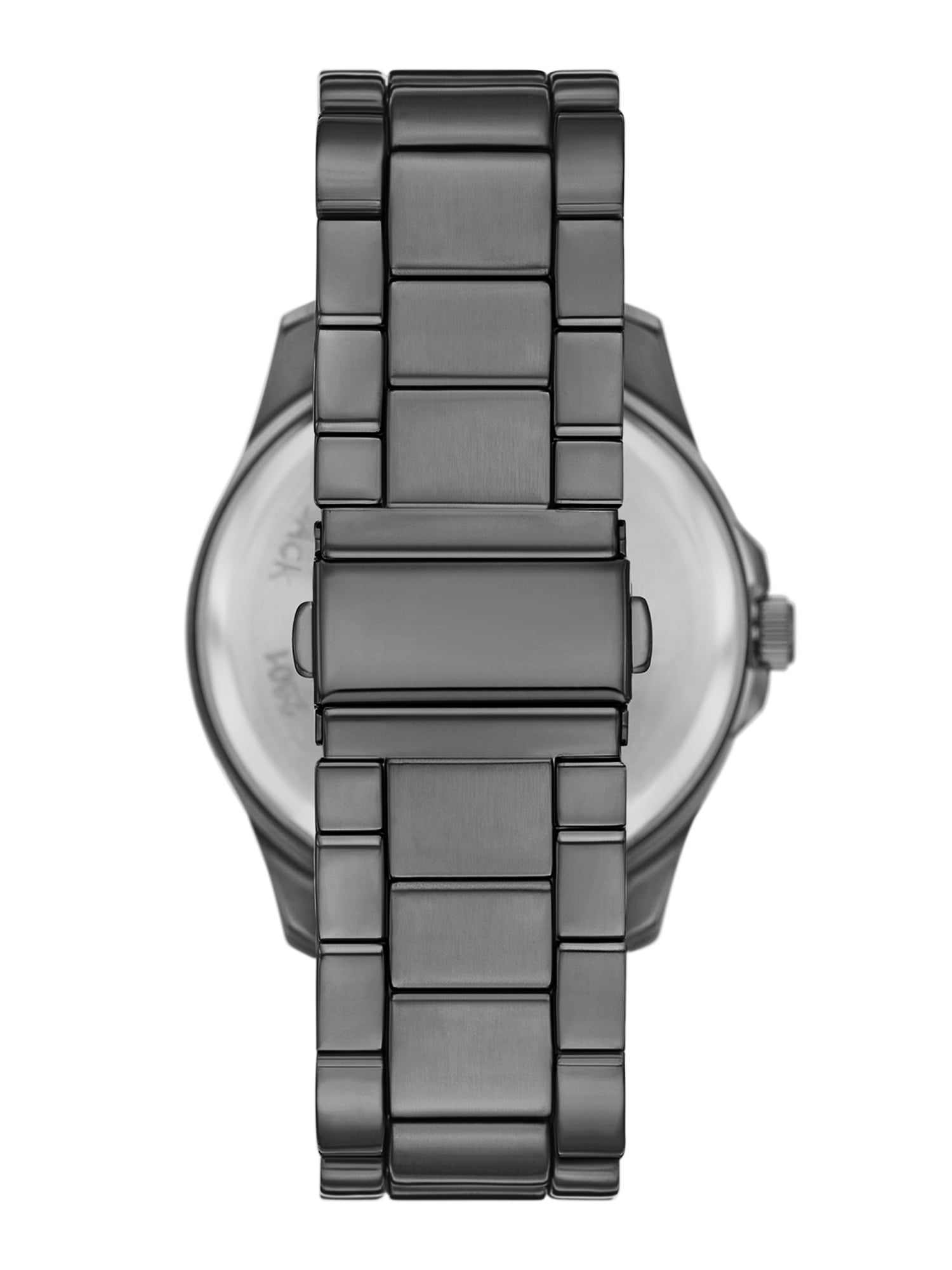 Folio Adult Men's Alloy Gunmetal 42mm 2pc Wristwatch Set
